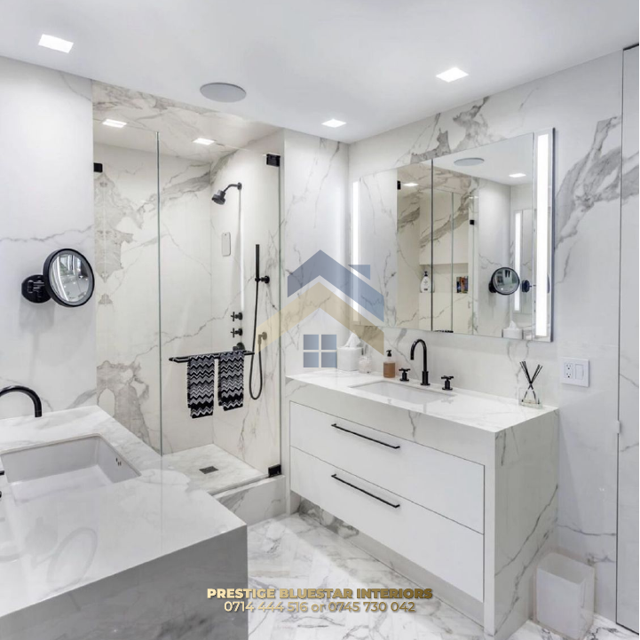Diaspora Luxury Bathroom Renovation in Nairobi Kenya | Prestige ...