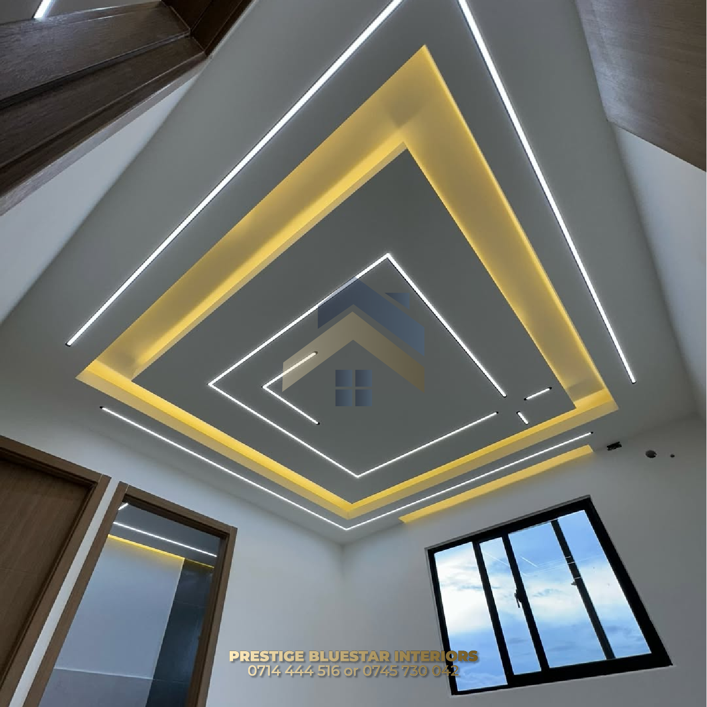 Services 6 Gypsum Ceiling Installation in Runda, Nairobi - Luxury gypsum ceiling installation and interior finishes in Nairobi by Prestige Bluestar