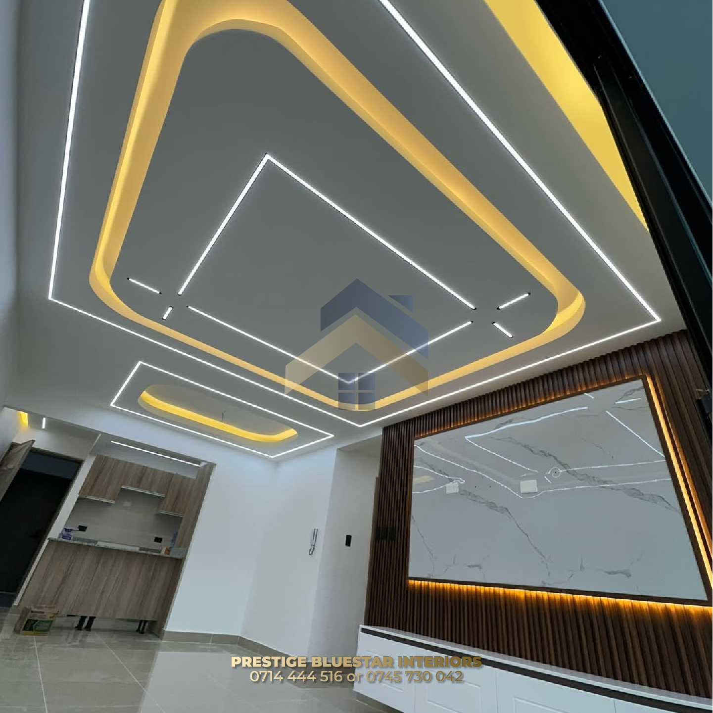 Services 2 Gypsum Ceiling Installation in Westlands, Nairobi - Luxury gypsum ceiling installation and interior finishes in Nairobi by Prestige Bluestar