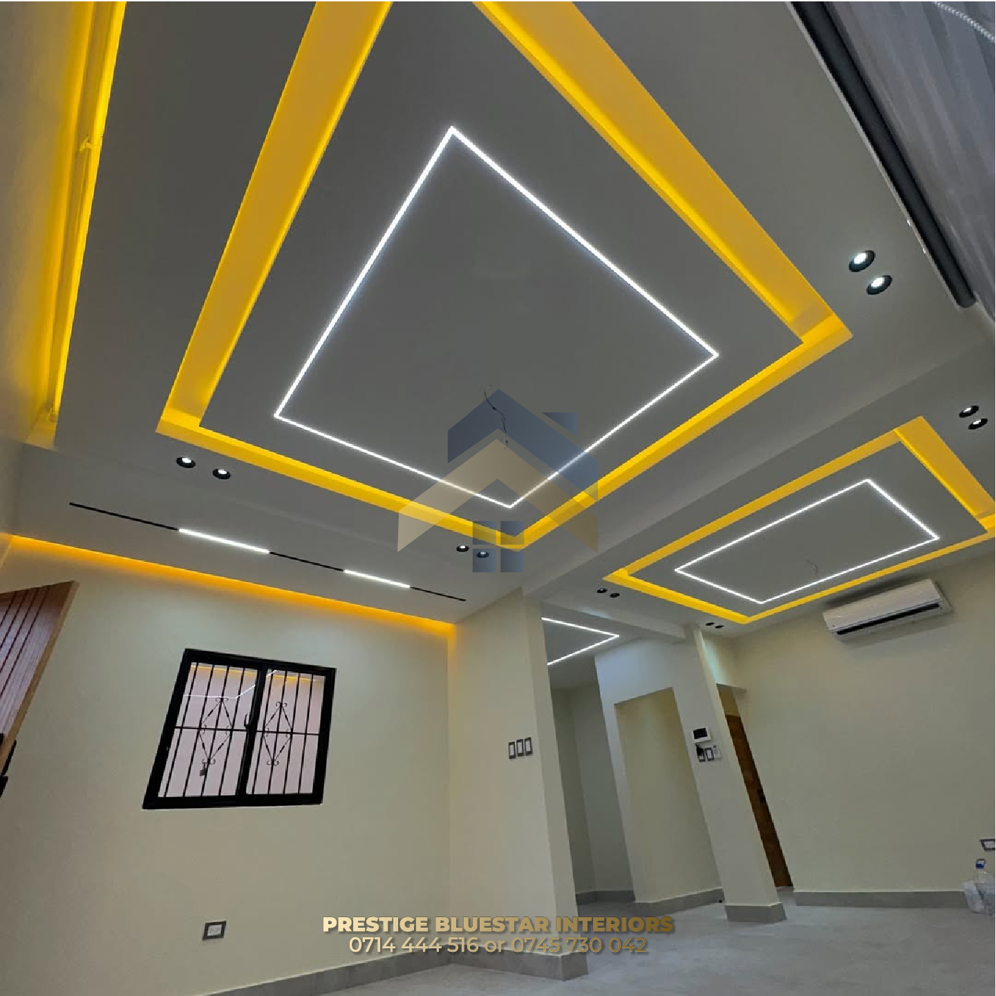 Services 3 Gypsum Ceiling Installation in Spring Valley, Nairobi - Luxury gypsum ceiling installation and interior finishes in Nairobi by Prestige Bluestar Diaspora Full House Interior Makeovers in Nyari Nairobi