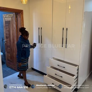 Custom Wardrobes Installation Gikambura in a 4-bedroom home
