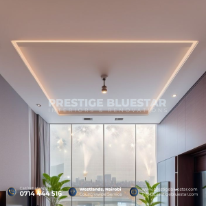 Modern gypsum ceiling lighting
