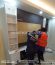 TV wall unit under construction
