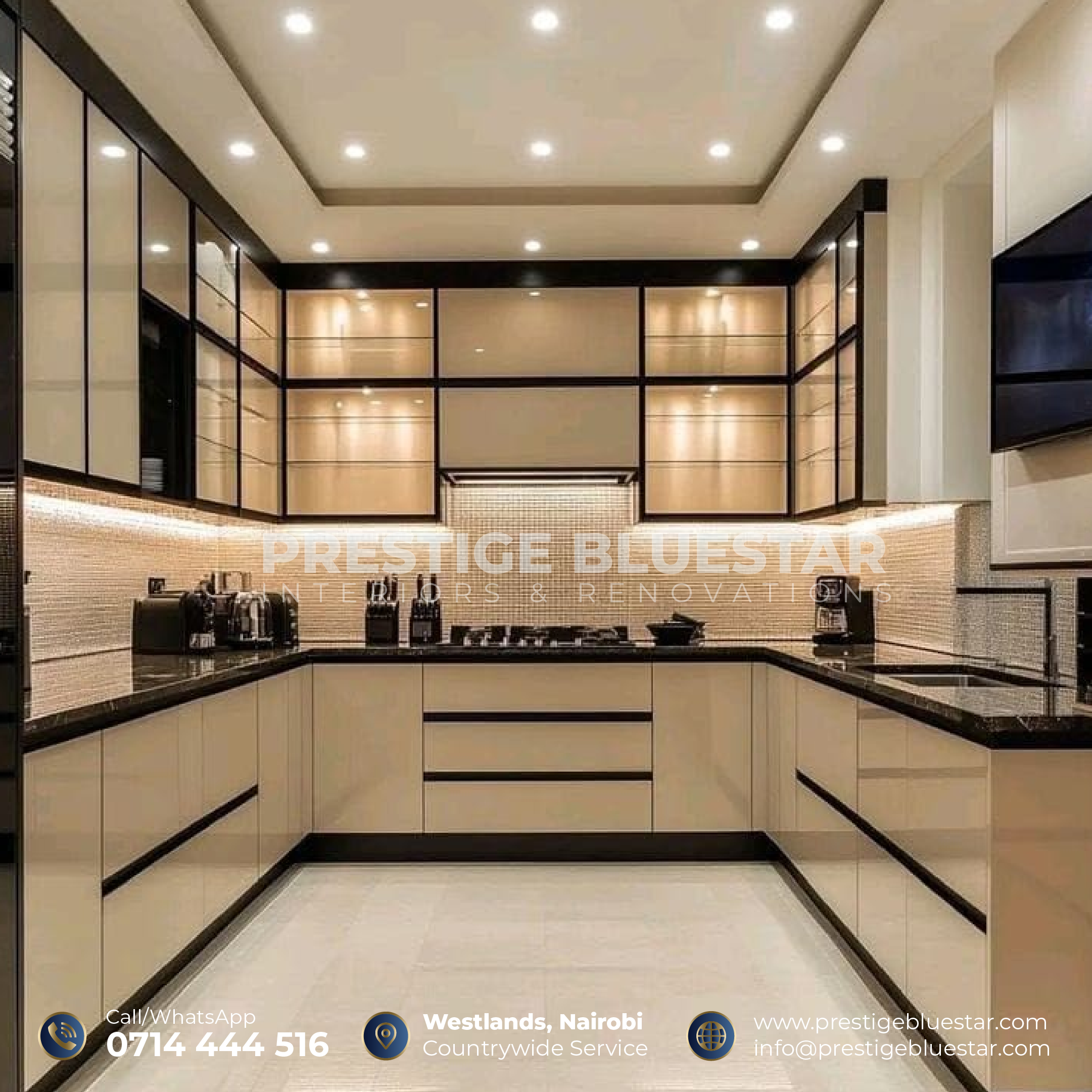 Premium custom kitchen cabinets