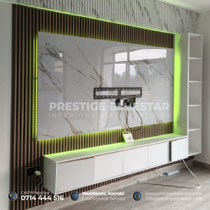 Smart Storage Solutions: 10 Space Optimization Ideas for Kenyan Homes 4 TV wall unit with hidden storage compartments