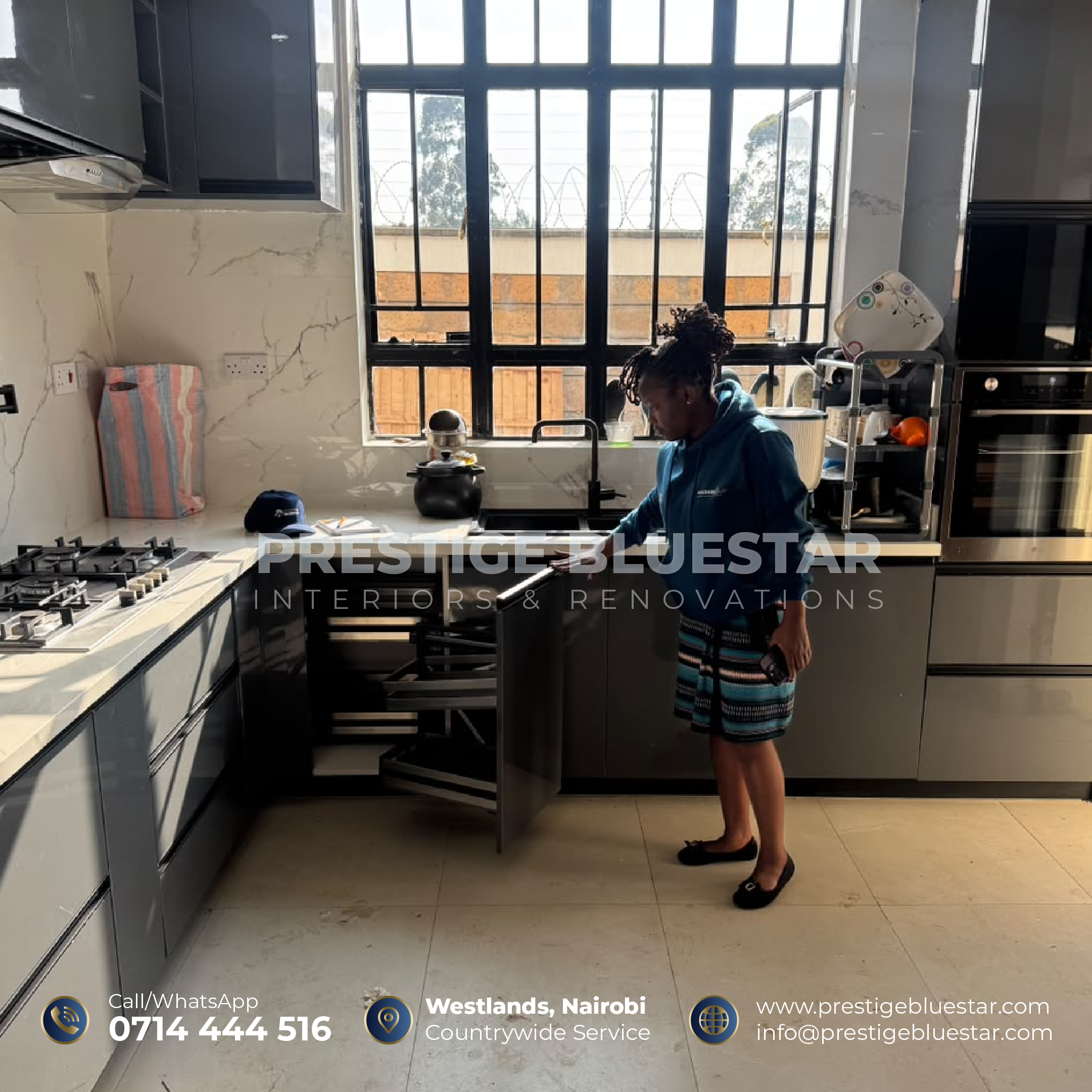 Portfolios 2 Custom kitchen cabinets and pantry installation