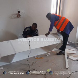 Custom One-Sided Cabinet TV Wall Unit Installation in Gikambura | Luxury Living Room Design 6 Custom One-Sided Cabinet TV Wall Unit Installation in Gikambura by Prestige Bluestar