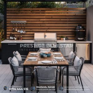 Outdoor Kitchen Design: 10 Expert Tips for Kenyan Homes 7 Outdoor cooking station with storage
