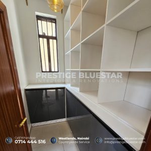 Kitchen Cabinets Installation Gikambura | Modern Project Review 9 Pantry shelving and storage compartments