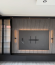 TV wall finishes including matte, gloss, wood grain and textured panels
